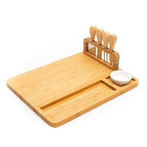 Juego de tablas de queso y cuchillos pequeños de madera de primera calidad, juego de platos y bandejas de queso para el hogar a bajo precio - Product Image 4