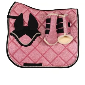 High Quality Non Slip Equestrian Riding Saddle <b>Pads</b> Professional Competition <b>Foam</b> Cotton Outshell Satin Comfortable Fabric - Product Image 5