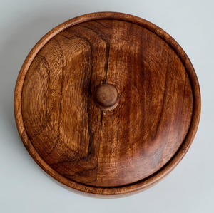 Accessoire de cuisine boîte à chapati en bois avec couvercle boîte à riz garde les aliments chauds et frais casseroles ustensiles de cuisine maison cuisine restaurant - Product Image 5