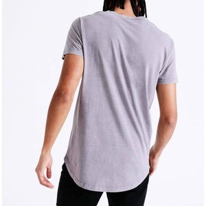 T-shirts en pierre minérale lavés à l'acide OEM de haute qualité nouvelle mode 100% coton tricoté pour hommes en gros Fabrication personnalisée - Product Image 4