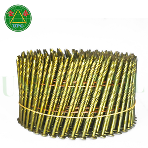 Los mejores precios Clavos de bobina de acero de 1-3/4 pulgadas para clavadora de bobina neumática 9000 piezas Vástago de tornillo Estilos de cabeza a cuadros Directo Vietnam - Product Image 2