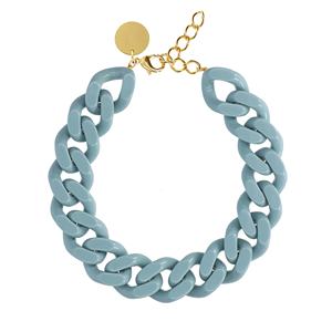 ขายร้อนอินเทรนด์สร้อยคอเรซิ่น Cool สีสร้อยคอแฟชั่นอะคริลิค Chokers สร้อยคอสําหรับหญิง - Product Image 1