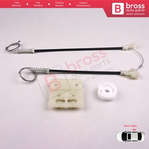 Juego de Reparación de Elevalunas Eléctrico BWR463, Puerta Trasera Derecha para Land Freelander MK1 L314 LN 1997-2006 3/5 Puertas CVH101200 - Product Image 4