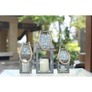 Lanternes en métal de décoration de restaurant faites à la main de haute qualité fabricant en gros meilleur design lanternes de décoration de camping - Product Image 2