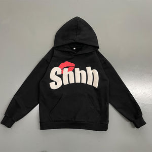 Sweat à capuche tendance à imprimé puff, unisexe, en molleton, chaud, en coton, pull-over, durable, toucher doux, design élégant, décontracté, streetwear quotidien - Product Image 1