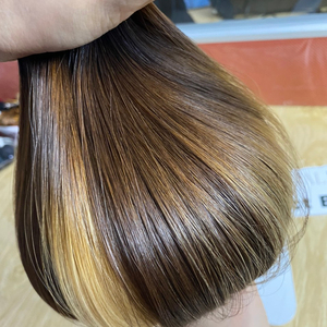 Superventas 100% mechones de cabello humano Natural recto Piano Color vietnamita virgen cutícula alineada cabello - Product Image 1