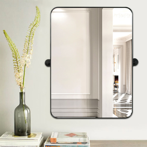 Miroir mural de salon au design irrégulier, élégant et unique, miroir décoratif d'art - Product Image 4