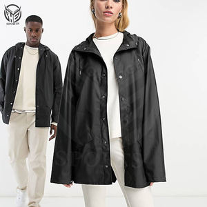 Chubasquero impermeable grueso Unisex para invierno Camping bordado decorado Stand Collar chaqueta de lluvia 2025 Producto - Product Image 1