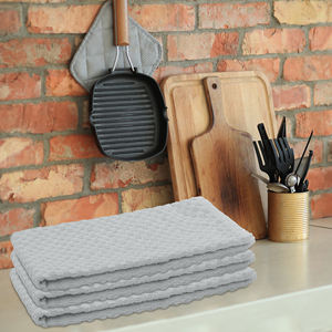 100% Cotton Jacquard Woven <b>Golf</b> <b>Towels</b> Ash Grey Microfiber Linen Quick-Dry Sports Pattern Hotel Logo for Adults Children Sports - Product Image 2