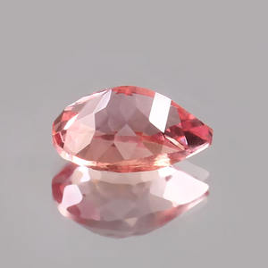 Vente en gros de morganite pêche rose naturelle en forme de poire à facettes 4x3 6x4 pierre précieuse en vrac de qualité AAA pour bijoux morganite pêche à facettes - Product Image 2