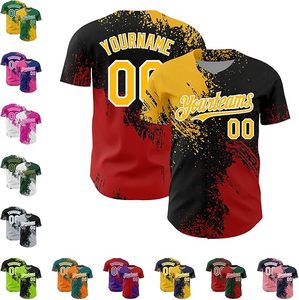 100% Polyester Baseball Jersey Full Dye Sublimation Imprimé Ensembles Séchage rapide et respirant avec style - Product Image 4