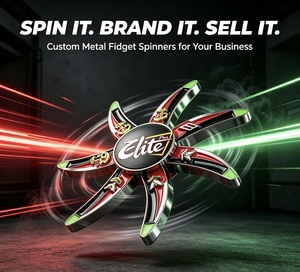 Spinner de Metal Personalizado de Aleación de Zinc con Logotipo Esmaltado, OEM ODM, Alivio del Estrés, Spinner de Mano, Regalo Promocional, Souvenir - Product Image 4