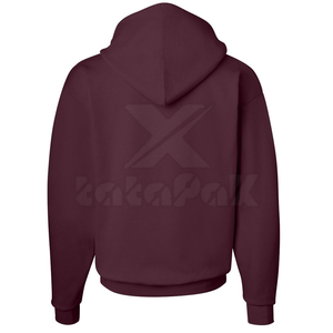 Design personnalisé Pull-over de haute qualité Sweats à capuche pour hommes Vêtements décontractés de couleur unie en matériau durable Sweats à capuche pour hommes - Product Image 2