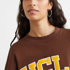 Sudadera de invierno para mujer, sudadera informal, sudadera básica con cuello redondo para mujer, sudadera extragrande para mujer - Product Image 3