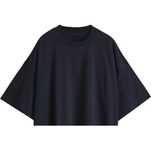 เสื้อยืดลำลองผู้ชายไซส์ใหญ่ คุณภาพสูง ปรับแต่งโลโก้ได้ แขนสั้น สีพื้น 220 กรัม ผ้าฝ้ายออร์แกนิค 100% - Product Image 4