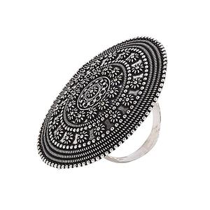Oxidised 18K <b>Gold</b> Plated <b>Cocktail</b> <b>Ring</b> Micro Pave Set Princess Cut Diamond Trendy Alloy Stainless Steel Fashion <b>Ring</b> for Party - Product Image 3