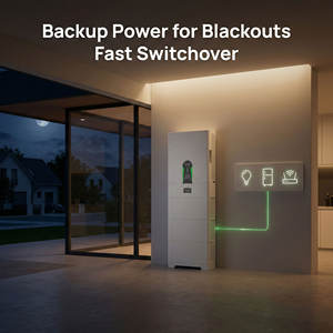 Batteries de stockage d'énergie domestique empilables 7 kW LiFePO4 5 10 15 kWh Modulaires Hybrides ESS Parallèles Jusqu'à 3 Unités pour Solaire - Product Image 4