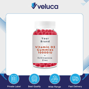 Global Exporter Selling Standard Quality Children <b>Adults</b> Usage 10000 IU <b>Vitamin</b> D3 Zinc Echinacea <b>Gummy</b> Candy Immune Support - Product Image 3