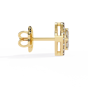 Pendientes Brillantes de Oro de 18K con Diamante Cultivado en Laboratorio, Pendientes de Diamantes Premium - Product Image 2