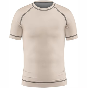 2026 Wholesale Custom Sublimated BJJ Jiu Jitsu MMA <b>Rashguards</b> Men Long Sleeve Spandex/Polyester Compression Quick Dry Breathable - Product Image 1