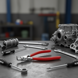 Alicates para Anillos de Retención Knipex Cromados con Mangos Recubiertos de Plástico y Puntas Anguladas a 90° para Anillos Externos en Ejes - Product Image 3