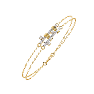 Fabulosa Pulsera y Brazalete de Diamantes Cultivados en Laboratorio en Oro de 18K, Accesorio de Joyería de Lujo - Product Image 2