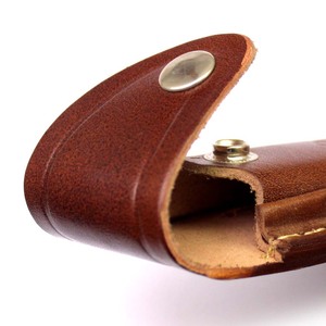 Fourniture directe d'usine pas cher prix couteaux pliants gaine en cuir bonne qualité Logo personnalisé gaine en cuir - Product Image 4