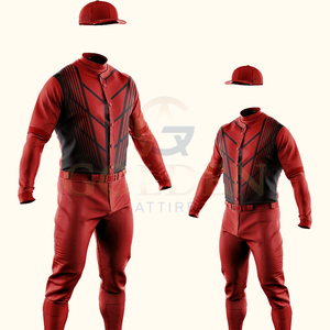 Prix d'usine, haute qualité, vente chaude, uniforme de baseball personnalisé pour hommes, vêtements de sport, maillot de baseball brodé - Product Image 1