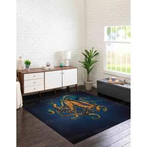 Tapis imprimé : Design moderne de luxe pour la décoration intérieure, Tapis fin non tissé - Product Image 4