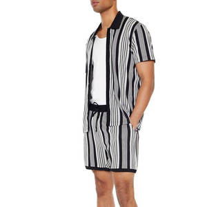 2024 dernier Style personnalisé respirant grande taille été léger hommes Nylon/Polyester genou longueur Shorts ensemble - Product Image 2