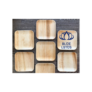 Assiettes adaptées au service Décor écologique Nourriture par Areca Feuille Assiette Bol Variété Forme Salle à manger Assiette Areca Feuille de palmier Areca - Product Image 1