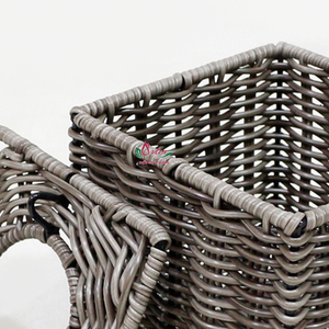 Boîte à mouchoirs Artex Dong Thap en jonc de mer et jacinthe d'eau, artisanat moderne fait main, écologique, pour la décoration intérieure, Vietnam - Product Image 6