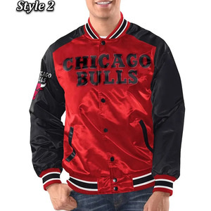 Blouson Bomber en Laine Personnalisé avec Logos Brodés, Col Montant, Veste d'Hiver pour Équipe Unisexe - Product Image 6