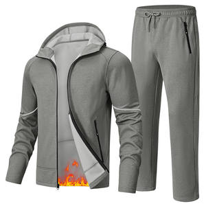 Conjuntos de 2 Piezas de Sudadera con Capucha y Pantalones Deportivos para Hombre con Diseños Personalizados, 100% Algodón, Impresión de Logotipo Personalizada, Conjuntos Deportivos, Chándales Unisex - Product Image 1