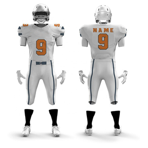 Uniformes de fútbol americano personalizados para jóvenes, camisetas y pantalones de fútbol americano, camisetas y pantalones de fútbol en blanco liso - Product Image 1