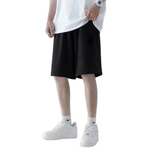 Shorts d'été décontractés pour hommes, coupe ample, taille haute, respirants, mi-longs, grande taille, confortables - Product Image 1