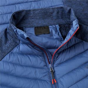 Parka de invierno de gran tamaño para hombre, cuello levantado cálido a prueba de viento con bolsillo con cremallera, abrigo informal de manga larga para exteriores - Product Image 4