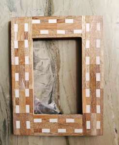 Diseño atractivo Marcos DE FOTOS hechos a mano Hueso y tablero de madera MDF Marcos DE FOTOS Tamaño personalizado Mejor precio y producto fuerte - Product Image 2