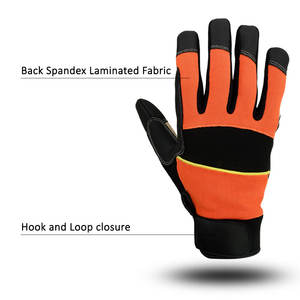 Guantes DE TRABAJO mecánicos antideslizantes de nuevo estilo, superventas, guantes de trabajo de seguridad mecánica de alta calidad, guantes de cuero de Pakistán - Product Image 4