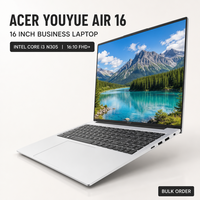 Ordinateur portable professionnel Acer Youyue Air 16, Intel Core i3 N305, écran IPS 16 pouces 1920x1200, 16 Go de RAM, 512 Go de SSD, vente en gros