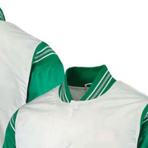 High Quality 100% Cotton Winter Hooded Quilted Varsity Jacket OEM Custom Embroidered Low MOQ - Product Image 2