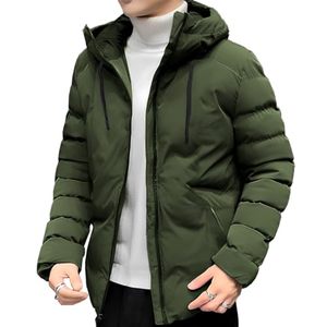 New Men's Hooded Loose Ripped Hole Denim Varsity Jacket Turn-down Collar <b>Button</b> Pocket Casual Clothing Young Winter Plain Dyed - Product Image 1