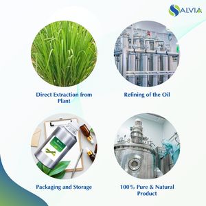 Aceite esencial de hierba de limón natural puro 100% a granel orgánico al por mayor-Calidad superior para cosméticos, fabricación de velas, aromaterapia - Product Image 4