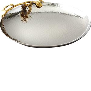 Plateau de service en métal pour Fruits, Design Unique, Table à manger, plateau de service décoratif pour aliments - Product Image 3