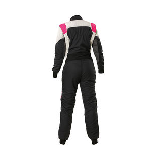 Traje de Karting al por Mayor, Negro y Blanco, Resistente al Viento, Transpirable, Talla Grande, Unisex, Diseño y Talla Personalizados - Product Image 2