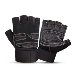 2024 gros demi-doigt Fitness entraînement sport musculation entraînement Logo personnalisé cyclisme gymnastique haltérophilie gants hommes - Product Image 6