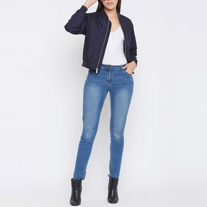 Blousons d'hiver pour femmes en coton uni avec logo personnalisé - Nouvelle tendance, design tendance, vente chaude, service OEM - Product Image 5