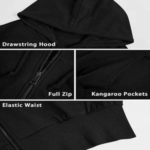 Sudadera con Capucha Corta de Alta Calidad para Mujer, Estilo Urbano, con Estampado Personalizado y Tela Suave - Product Image 4