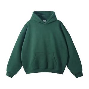 Sudadera con capucha de gran tamaño con diseño de logotipo personalizado para mujer, manga larga, dos bolsillos de canguro, bordado 3D impreso para invierno - Product Image 1