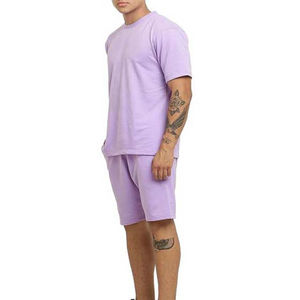 Venta al por mayor personalizado nuevo verano hombres conjunto traje de manga corta Camiseta y pantalones cortos de dos piezas conjunto doble hombres conjunto corto transpirable 2026 - Product Image 3